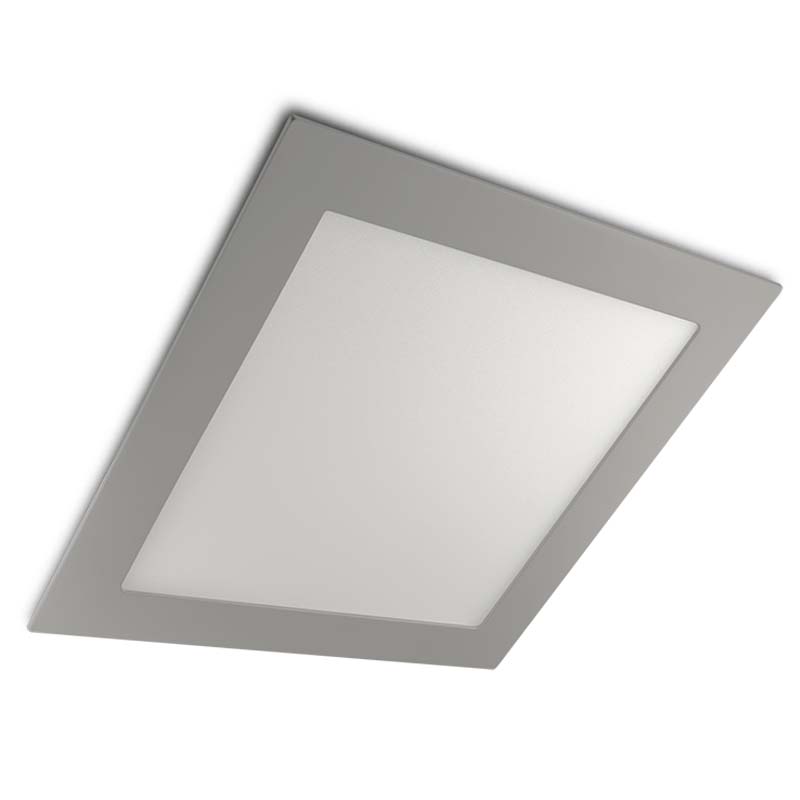 DOWNLIGHT LED SLIM CUADRADO GRIS 20W - 4200K